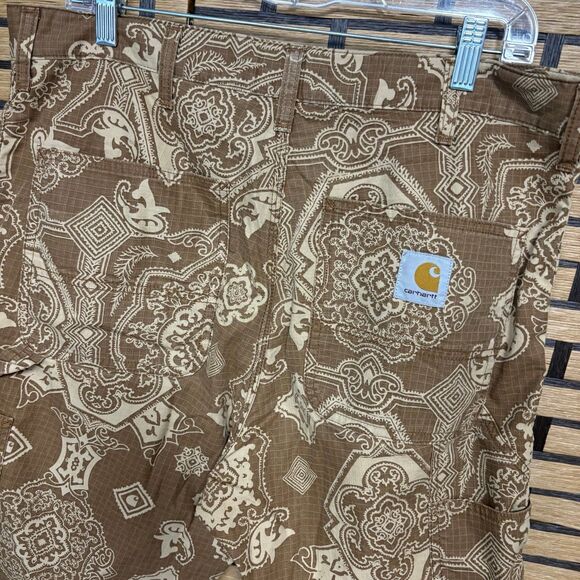 Carhartt Brown WIP Single Knee Short Size 34 - Picture 6 of 9